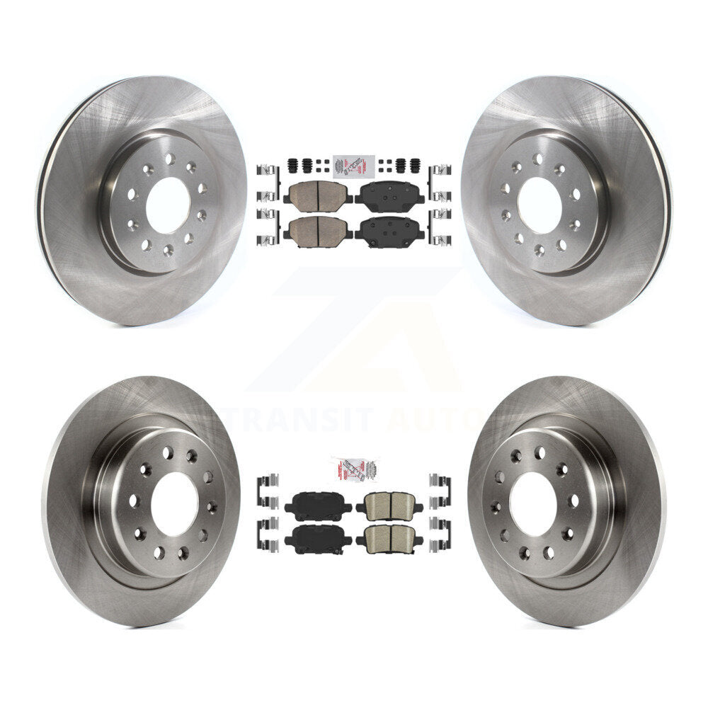 Front Rear Ceramic Pad & Brake Rotor Kit For Chevrolet Equinox GMC Terrain Buick LaCrosse K8A-106253