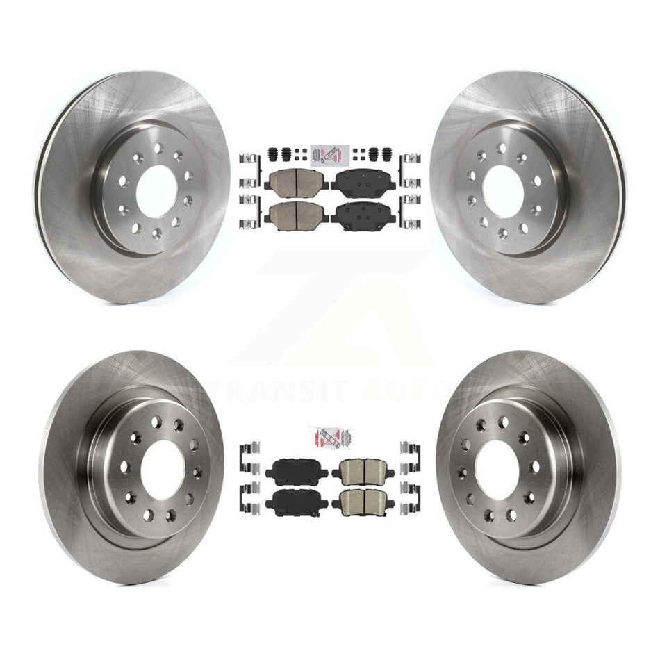 Front Rear Ceramic Pad & Brake Rotor Kit For Chevrolet Equinox GMC Terrain Buick LaCrosse K8A-106253