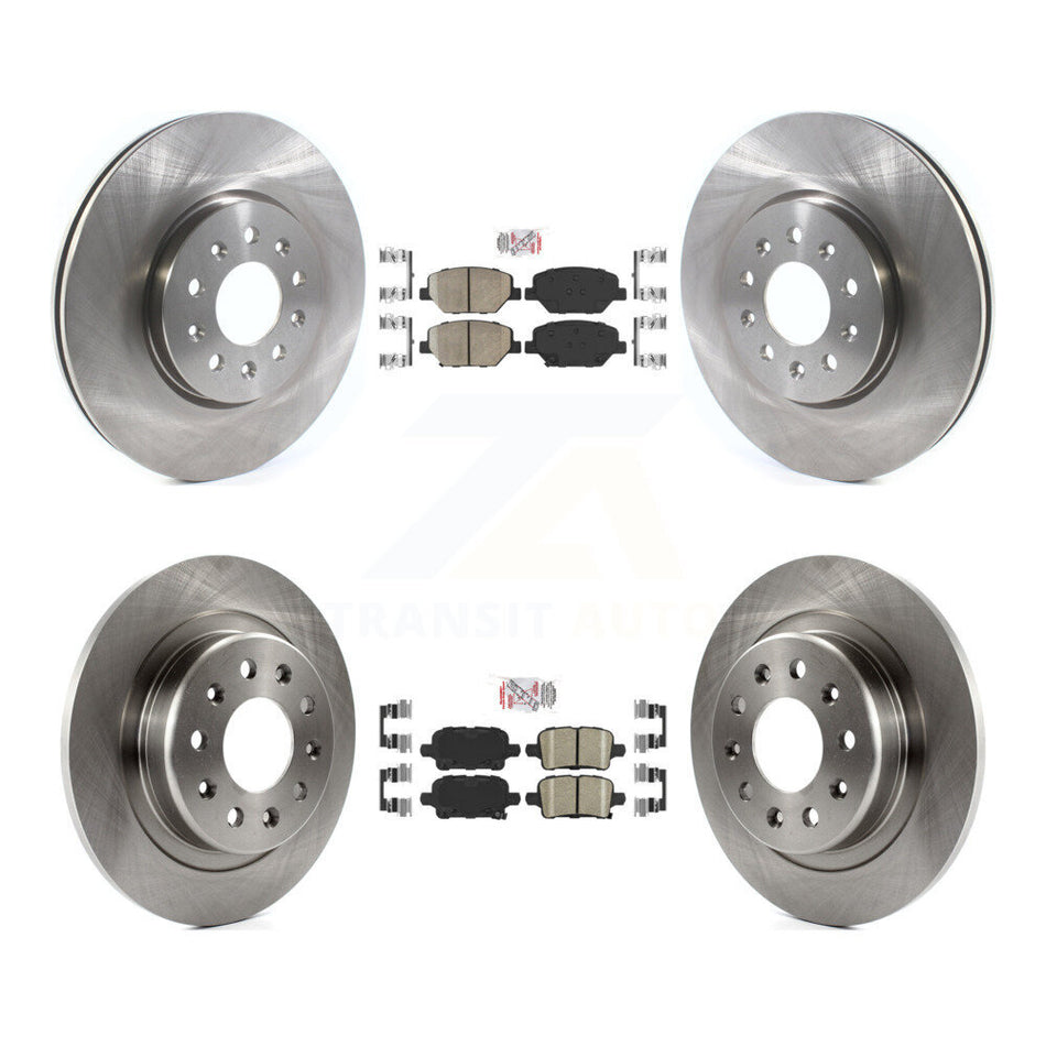 Front Rear Ceramic Pad & Brake Rotor Kit For Chevrolet Equinox GMC Terrain Buick LaCrosse K8A-106254