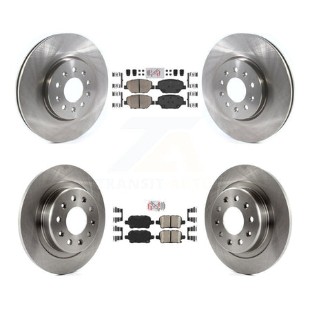 Front Rear Ceramic Pad Disc Brake Rotor Kit For Chevrolet Equinox GMC Terrain Buick Regal K8A-106255