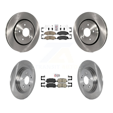 Front Rear Ceramic Pads And Disc Brake Rotors Kit For 2021-2023 Honda Odyssey K8A-106256