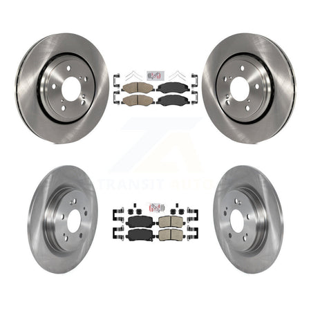 Front Rear Ceramic Pads And Disc Brake Rotors Kit For 2021-2023 Honda Odyssey K8A-106259