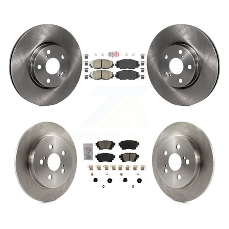 Front Rear Ceramic Pad Brake Rotors Kit For 19 Toyota Corolla With Electric Parking K8A-106262