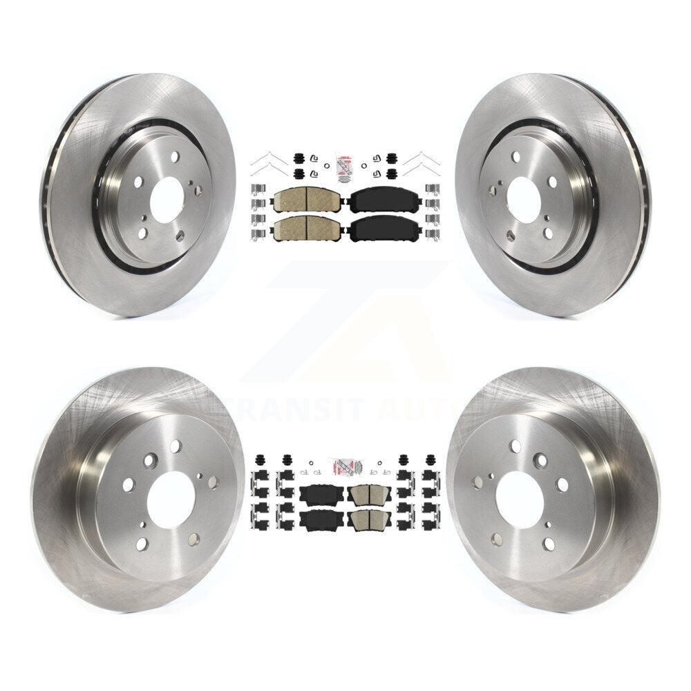 Front Rear Ceramic Pad Brake Rotors Kit For 22 Toyota Camry TRD With Manual Parking K8A-106264