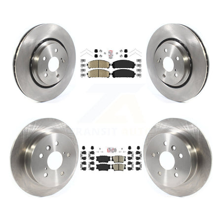 Front Rear Ceramic Pad Brake Rotors Kit For 22 Toyota Camry TRD With Manual Parking K8A-106264