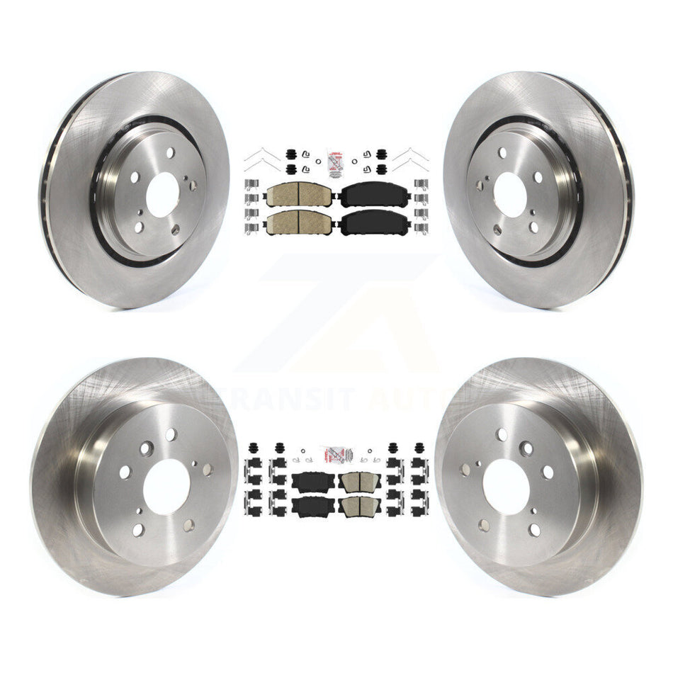 Front Rear Ceramic Pad Brake Rotors Kit For 22 Toyota Camry TRD With Manual Parking K8A-106264