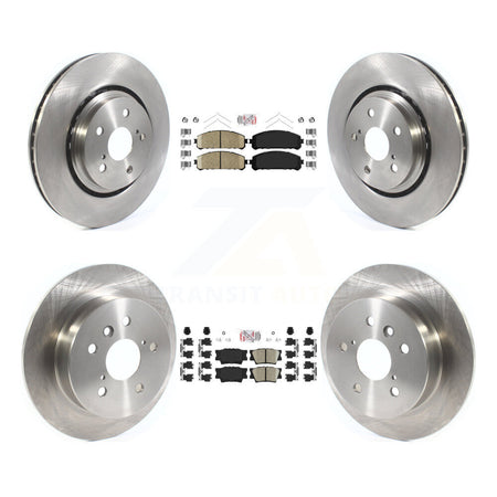 Front Rear Ceramic Pad Brake Rotors Kit For 22 Toyota Camry TRD With Manual Parking K8A-106266