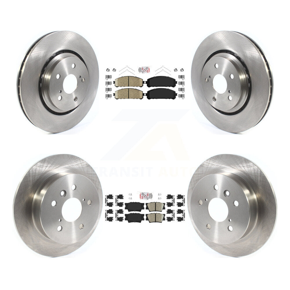 Front Rear Ceramic Pad Brake Rotors Kit For 22 Toyota Camry TRD With Manual Parking K8A-106267