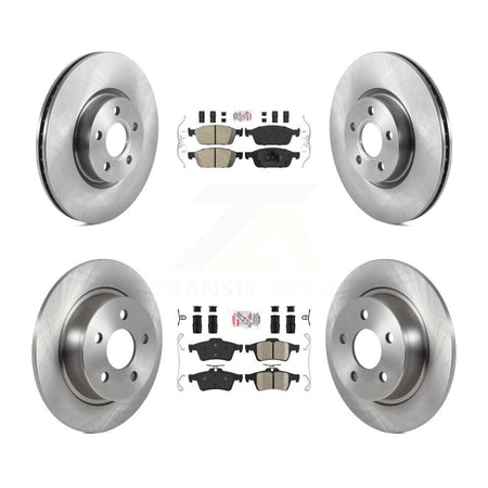 Front Rear Ceramic Pads And Disc Brake Rotors Kit For Ford Transit Connect K8A-106280