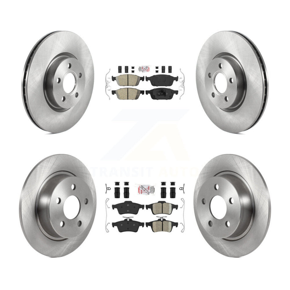 Front Rear Ceramic Pads And Disc Brake Rotors Kit For Ford Transit Connect K8A-106280