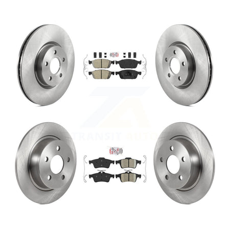 Front Rear Ceramic Pads And Disc Brake Rotors Kit For Ford Transit Connect K8A-106281