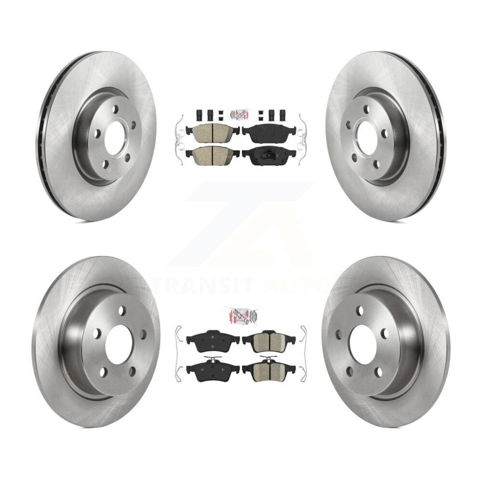 Front Rear Ceramic Pads And Disc Brake Rotors Kit For Ford Transit Connect K8A-106281