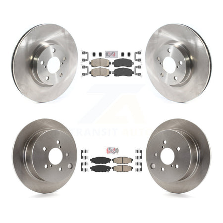 Front Rear Ceramic Pad Brake Rotor Kit For Subaru Impreza With 276mm Diameter K8A-106286