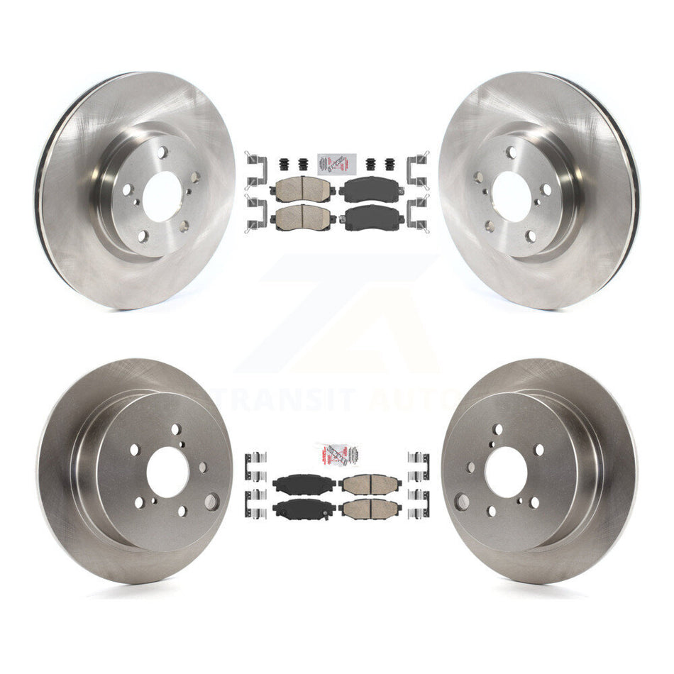 Front Rear Ceramic Pad Brake Rotor Kit For Subaru Impreza With 276mm Diameter K8A-106286