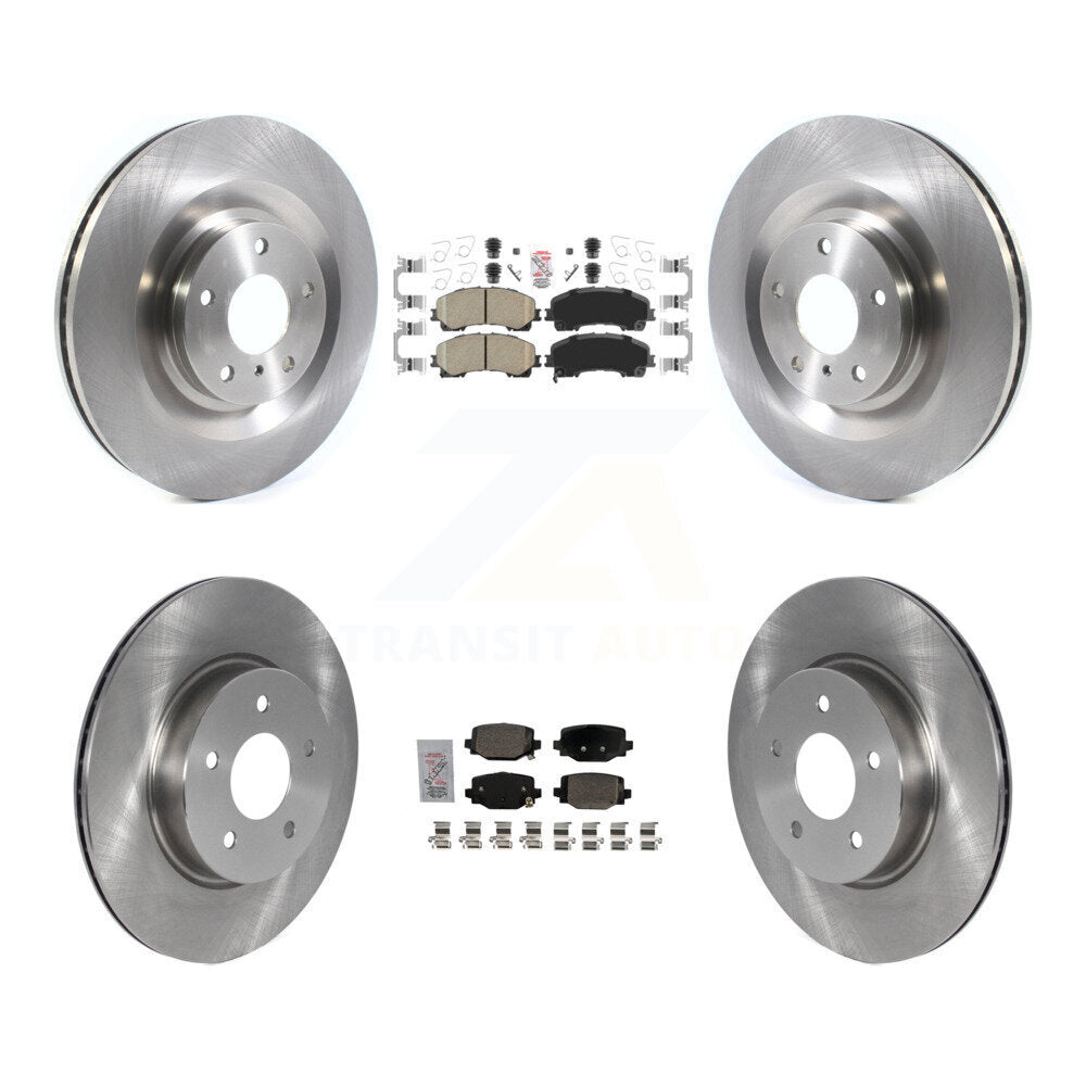 Front Rear Ceramic Pads And Disc Brake Rotors Kit For INFINITI QX50 QX55 K8A-106287