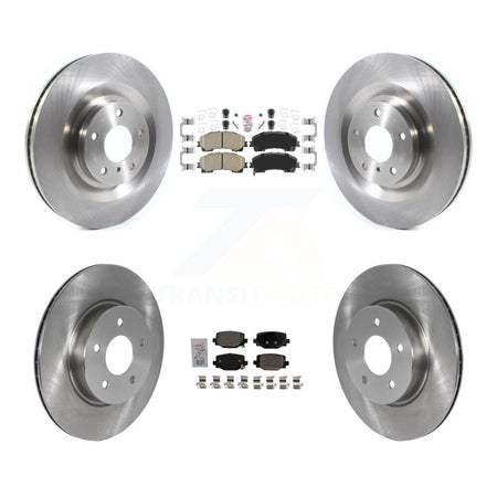 Front Rear Ceramic Pads And Disc Brake Rotors Kit For INFINITI QX50 QX55 K8A-106287