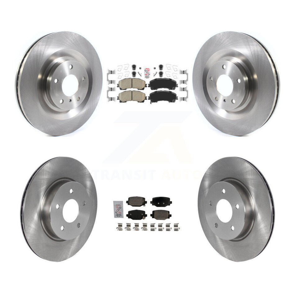 Front Rear Ceramic Pads And Disc Brake Rotors Kit For INFINITI QX50 QX55 K8A-106287