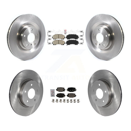 Front Rear Ceramic Pads And Disc Brake Rotors Kit For INFINITI QX50 QX55 K8A-106288