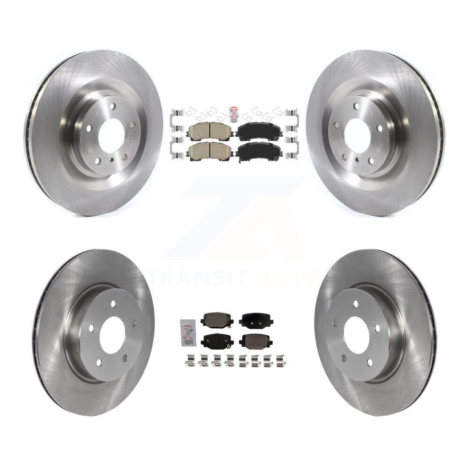 Front Rear Ceramic Pads And Disc Brake Rotors Kit For INFINITI QX50 QX55 K8A-106288