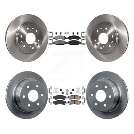 Front Semi-Metallic Rear Ceramic Pad And Brake Rotor Kit For Chevrolet Silverado 1500 GMC K8A-106326