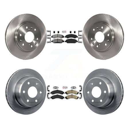 Front Semi-Metallic Rear Ceramic Pad And Brake Rotor Kit For Chevrolet Silverado 1500 GMC K8A-106339