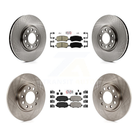 Front Rear Ceramic Pad & Brake Rotor Kit For Chrysler 200 With 305mm Diameter K8A-106363