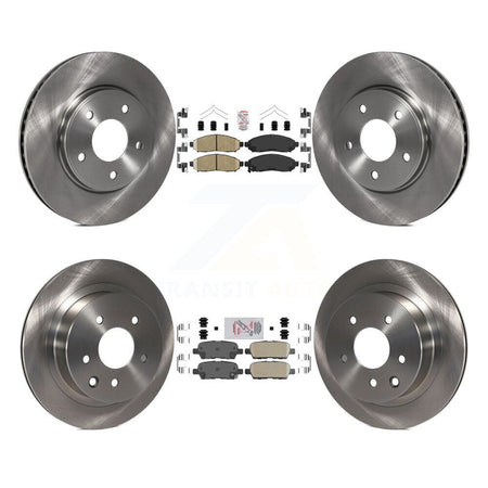 Front Rear Ceramic Pads And Disc Brake Rotors Kit For Nissan LEAF K8A-106400