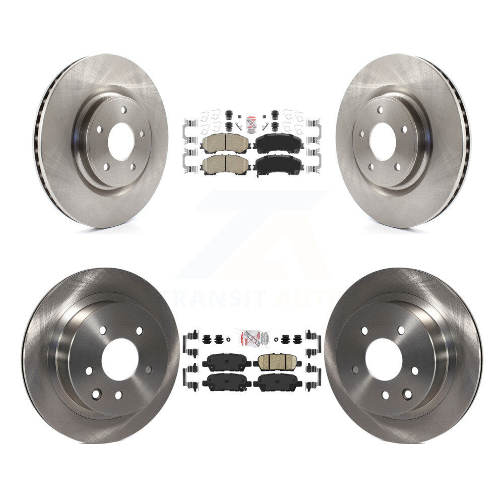 Front Rear Ceramic Pads And Disc Brake Rotors Kit For Nissan Rogue K8A-106402