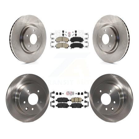 Front Rear Ceramic Pads And Disc Brake Rotors Kit For Nissan Rogue K8A-106402