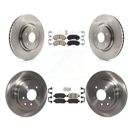 Front Rear Ceramic Pads And Disc Brake Rotors Kit For Nissan Rogue K8A-106403
