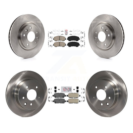 Front Rear Ceramic Pads And Disc Brake Rotors Kit For Nissan Rogue Sport Qashqai K8A-106414