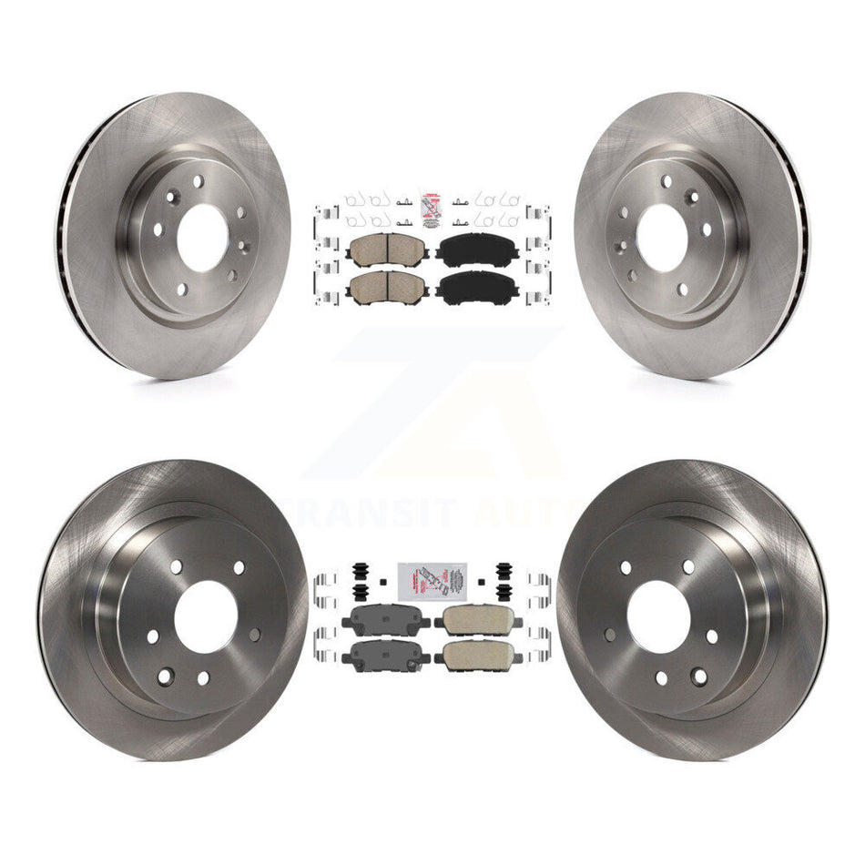 Front Rear Ceramic Pads And Disc Brake Rotors Kit For Nissan Rogue Sport Qashqai K8A-106414