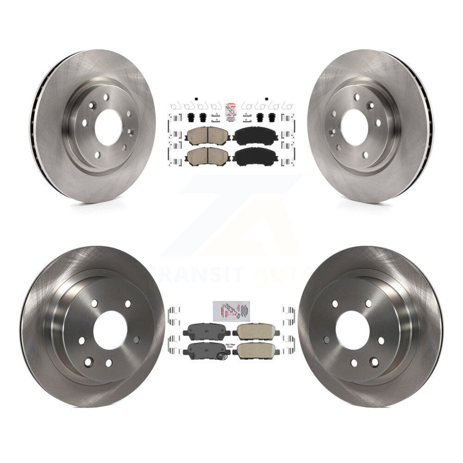 Front Rear Ceramic Pads And Disc Brake Rotors Kit For Nissan Rogue Sport Qashqai K8A-106415