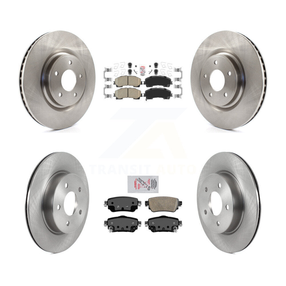 Front Rear Ceramic Pad Brake Rotors Kit For Nissan Rogue FULL HYBRID EV-GAS (FHEV) engine K8A-106417