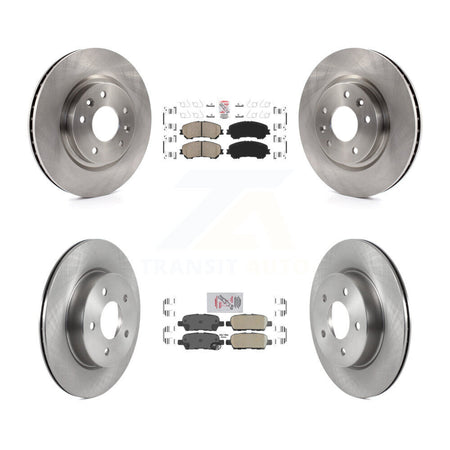 Front Rear Ceramic Pads And Disc Brake Rotors Kit For Nissan Qashqai Rogue Sport K8A-106419