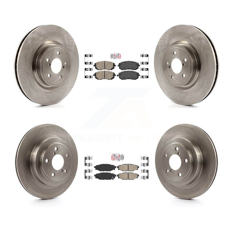 Front Rear Ceramic Pads And Disc Brake Rotors Kit For Subaru Legacy K8A-106432