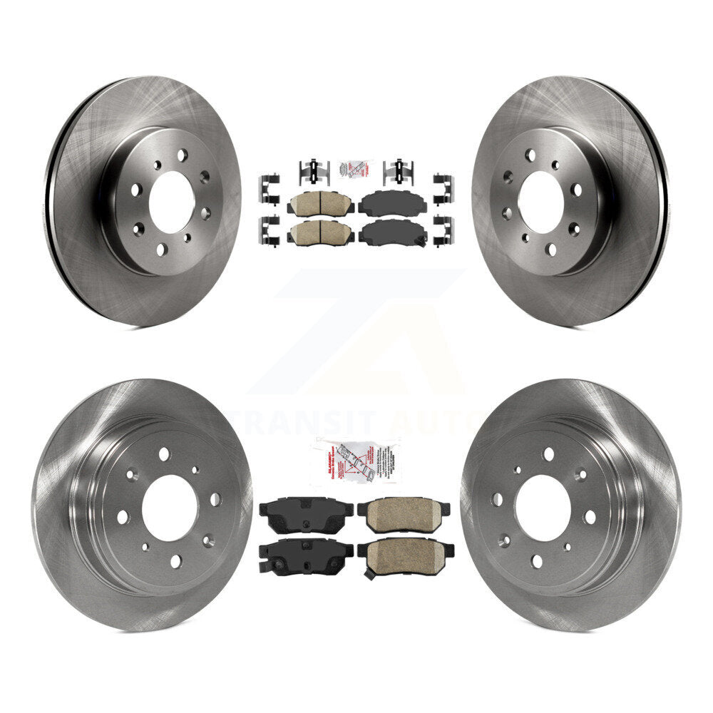 Front Rear Ceramic Pads And Disc Brake Rotors Kit For 1992-1993 Acura Integra GS-R K8A-106434