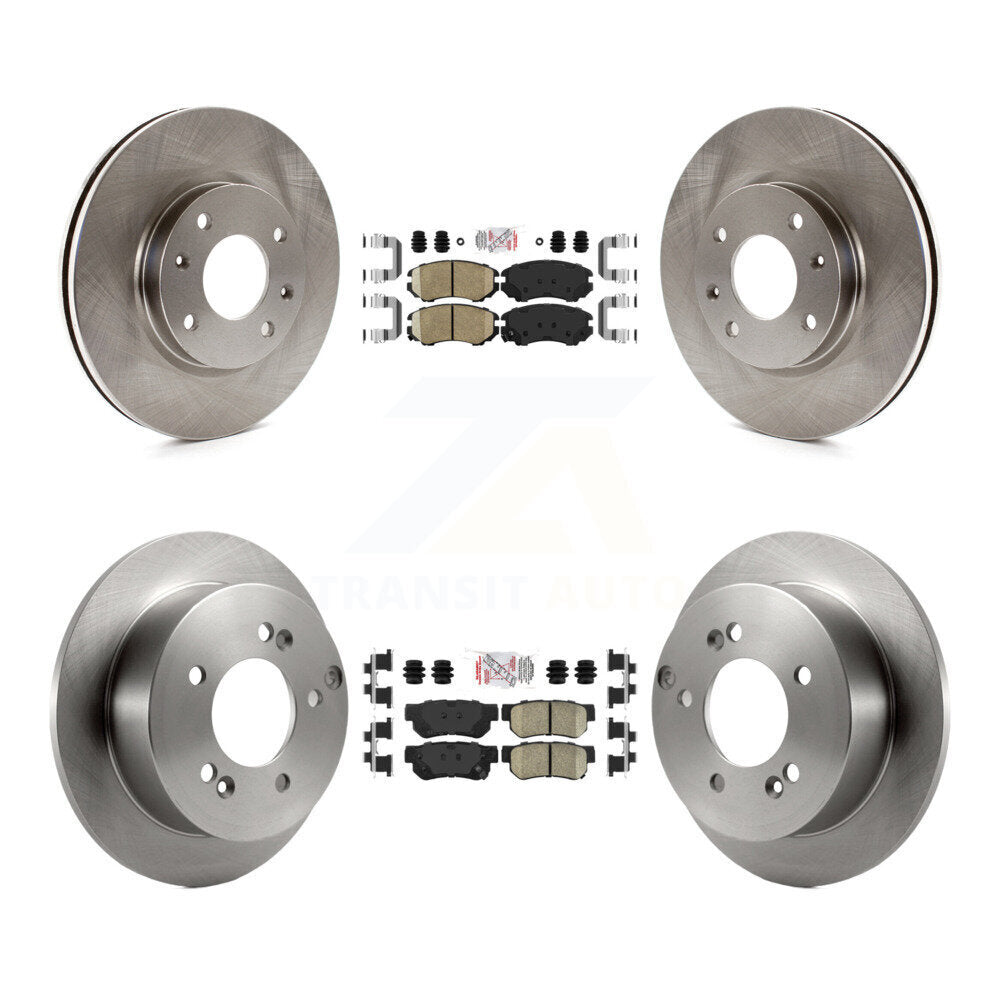 Front Rear Ceramic Pads And Disc Brake Rotors Kit For 2005 Kia Magentis From 10 05 K8A-106473