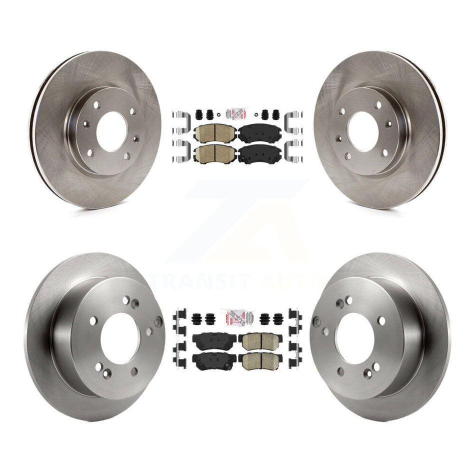 Front Rear Ceramic Pads And Disc Brake Rotors Kit For 2005 Kia Magentis From 10 05 K8A-106473