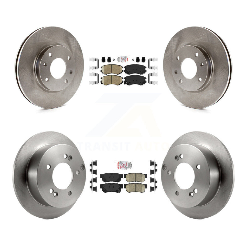 Front Rear Ceramic Pads And Disc Brake Rotors Kit For 2005 Kia Magentis From 10 05 K8A-106474