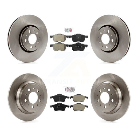 Front Rear Semi-Metallic Pads And Disc Brake Rotors Kit For Volvo S60 K8A-106489