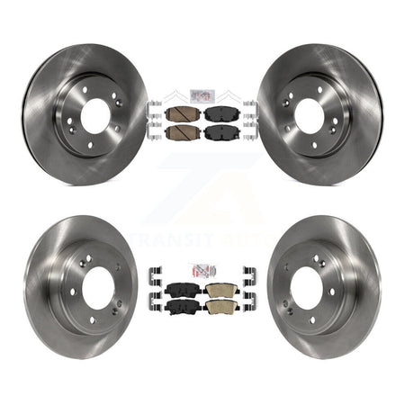 Front Rear Ceramic Pads And Disc Brake Rotors Kit For 2014-2016 Kia Soul K8A-106490