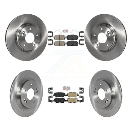 Front Rear Ceramic Pad Brake Rotor Kit For 22-23 Hyundai Kona With Electric Parking K8A-106498