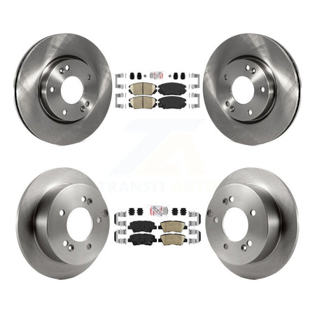 Front Rear Ceramic Pads And Disc Brake Rotors Kit For Hyundai Sonata 2.4L K8A-106506