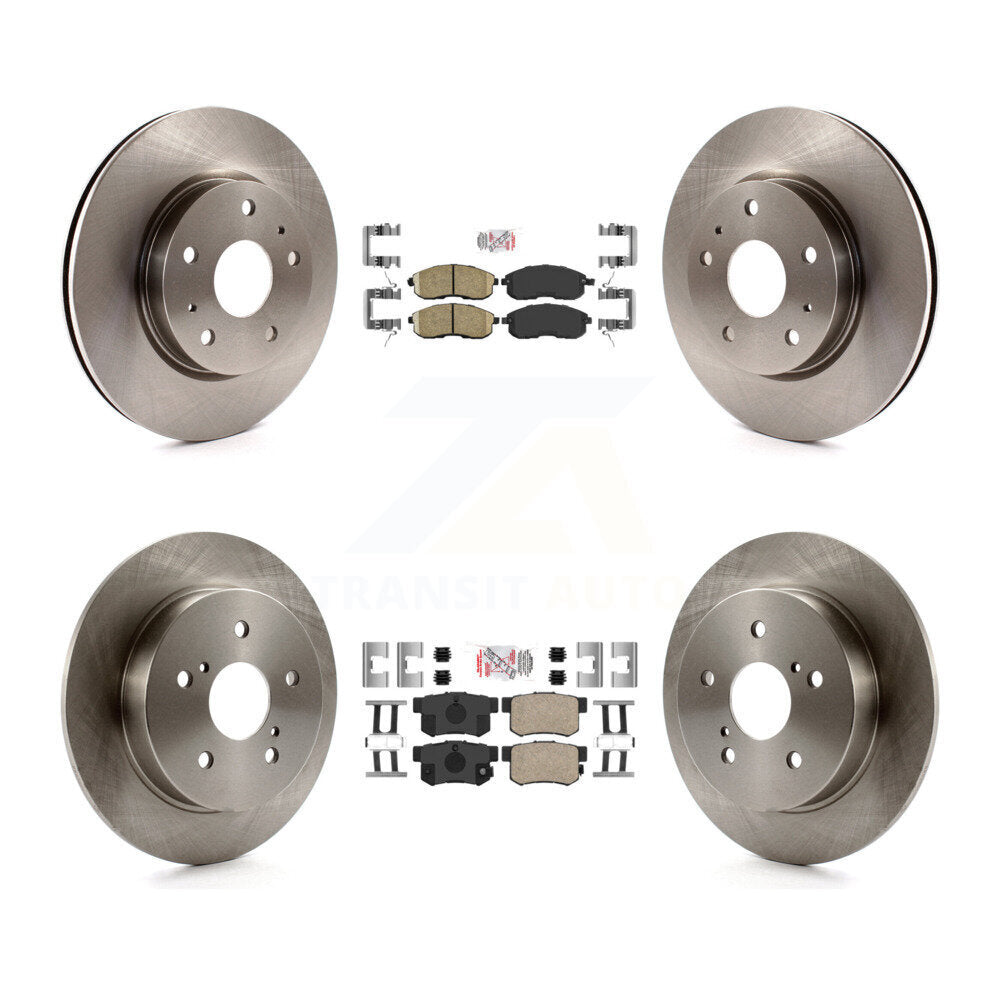 Front Rear Ceramic Pads And Disc Brake Rotors Kit For Suzuki SX4 Crossover K8A-106576
