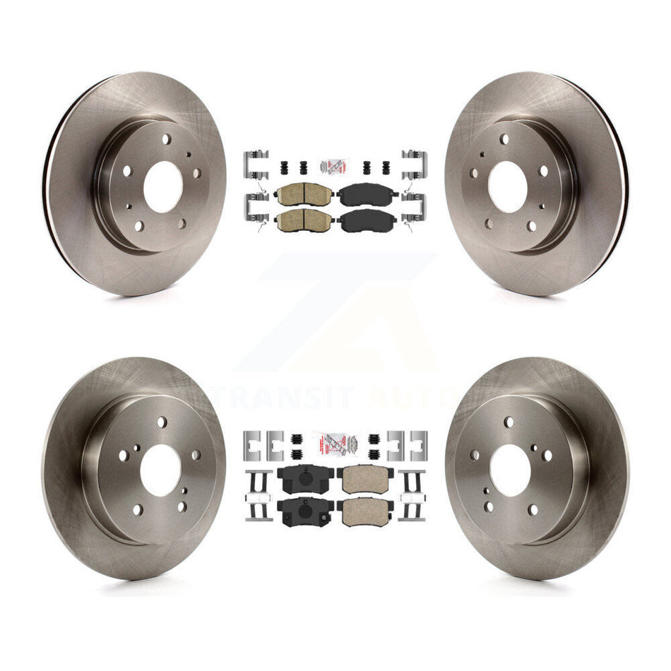 Front Rear Ceramic Pads And Disc Brake Rotors Kit For Suzuki SX4 Crossover K8A-106577