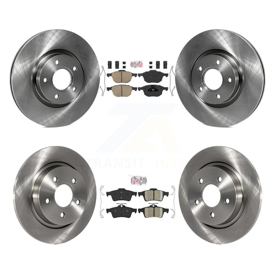 Front Rear Ceramic Pads And Disc Brake Rotors Kit For Volvo S40 C30 V50 C70 K8A-106650