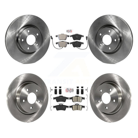 Front Semi-Metallic Rear Ceramic Pads And Disc Brake Rotors Kit For Volvo S40 K8A-106652