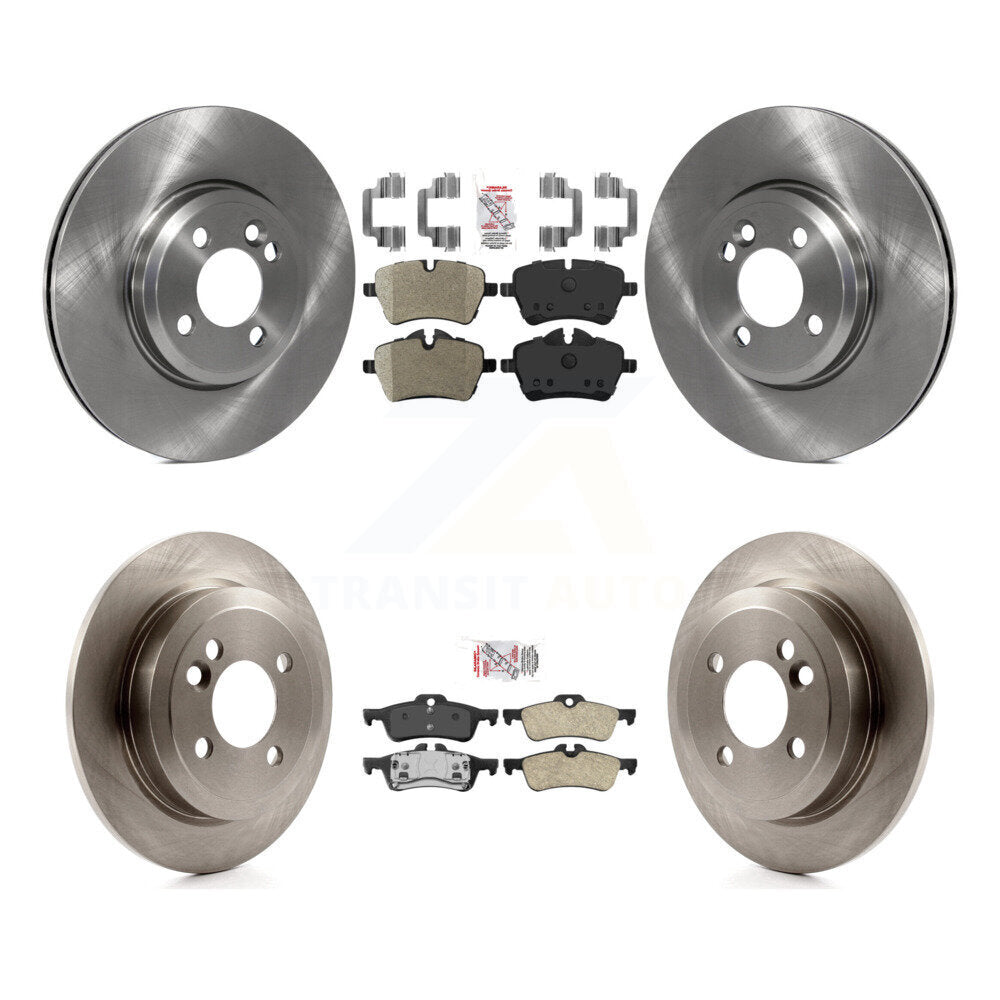 Front Semi-Metallic Rear Ceramic Pads And Disc Brake Rotors Kit For Mini Cooper K8A-106670