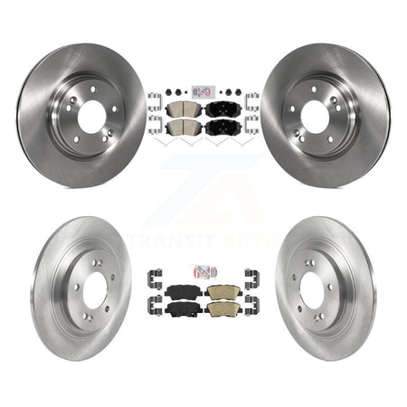 Front Rear Ceramic Pads And Disc Brake Rotors Kit For Hyundai Kona Electric Kia Niro EV K8A-106671